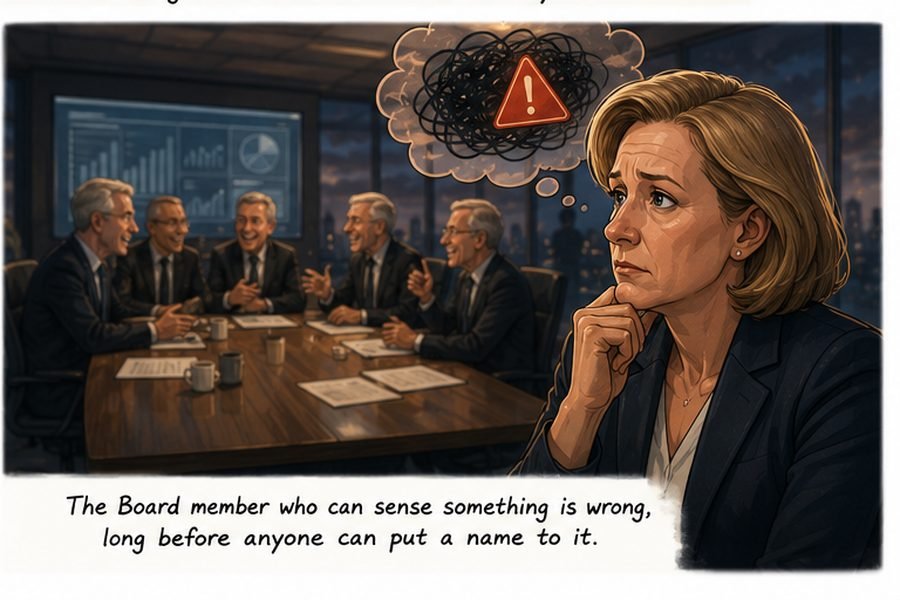 The Board member who can sense something is wrong